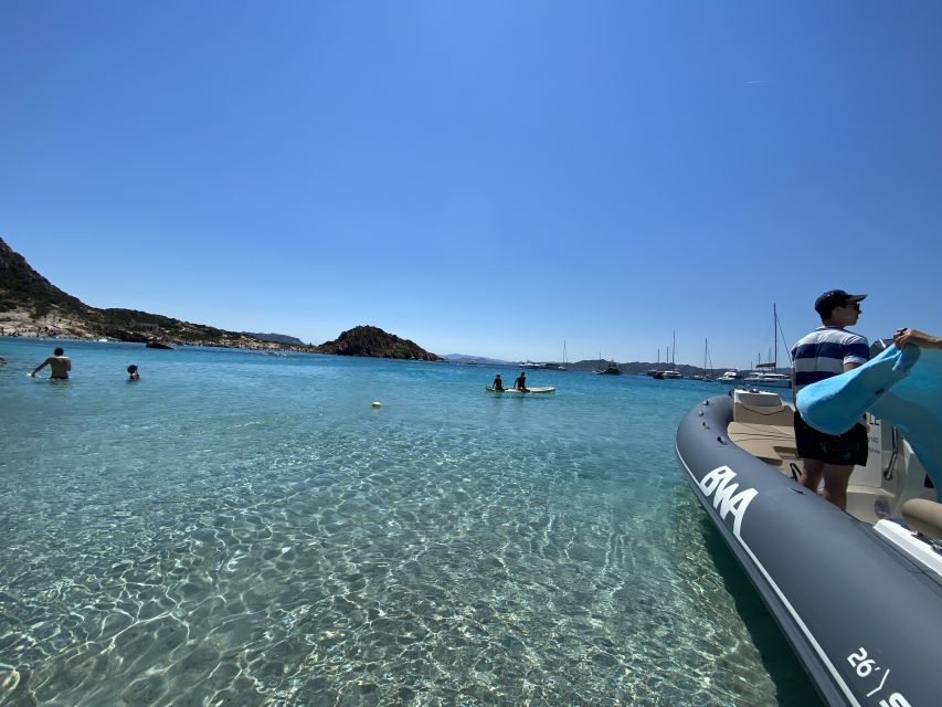La Maddalena: Caprera,Spargi,Budelli & Santa Maria Boat Tour - Caprera First: Cala Brigantino for Wild Beach Energy