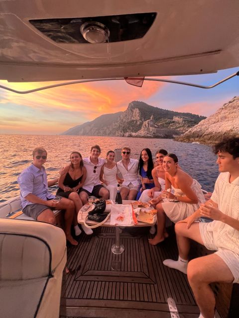 La Spezia: Sunset Boat Tour with Aperitivo and Snacks - Porto Venere natural pause, then aperitivo and food on deck