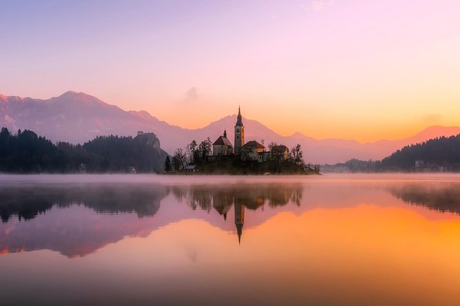 Lake Bled and Ljubljana Tour from Trieste - Lake Bled in real life: island church, swans, and cremeschnitte