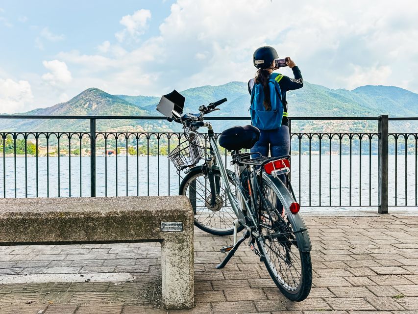 Lake Como: eBike Tour with Live Guide, eHelmet, and iPad - The 3-hour experience: steady stops, not nonstop work
