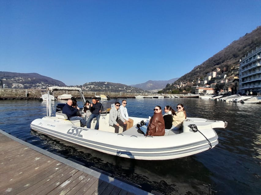 Lake Como: Shared Boat Tour with Prosecco Aperitif - Villa Versace and Villa Pizzo: Big Names, Classic Views