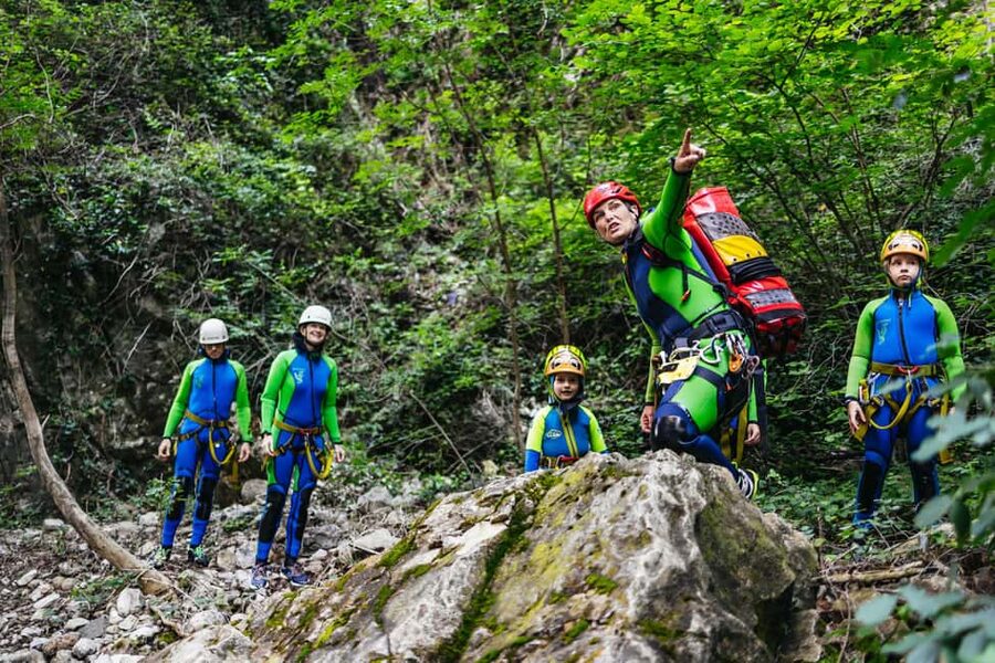 Lake Garda: Family Friendly Canyoning Tour - Water levels can change the exact moves