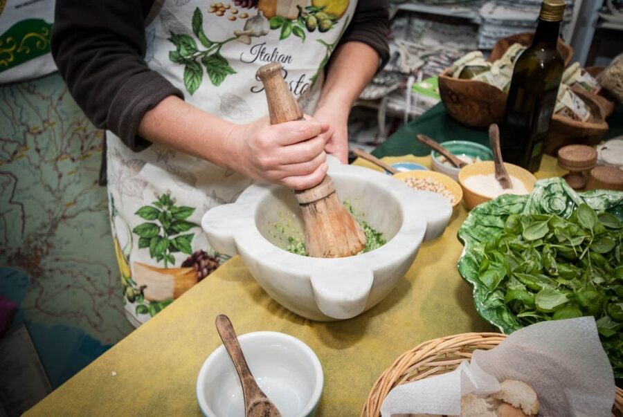Levanto: Pesto-Making Class - What the 90 minutes feels like on arrival