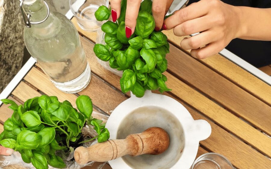 Manarola: Authentic Pesto Making Class at Cinque Terre - Inside the class: history talk, ingredients, and the marble mortar method