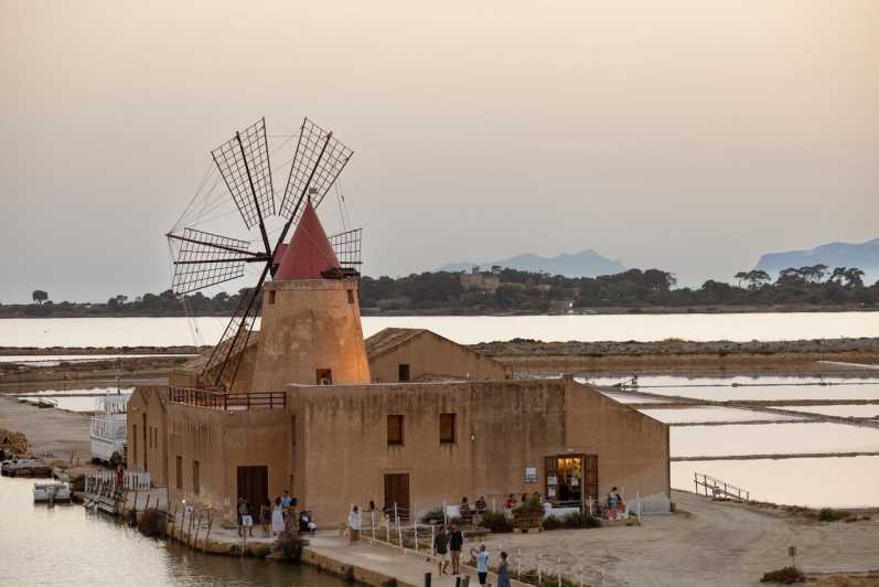 Marsala: Guided Salt Pans Walk Tour with Windmill Visit - Walking the salt pans: mosaic colors, real working views, and lots of guide guidance