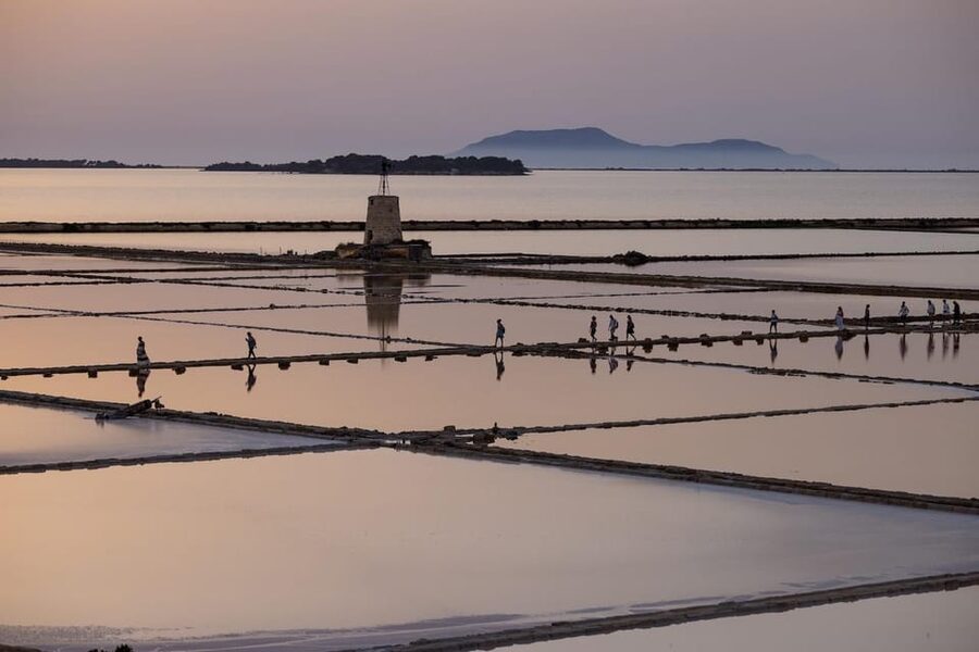 Marsala: Guided Salt Pans Walk Tour with Windmill Visit - Stagnone Nature Reserve: where the colors come from