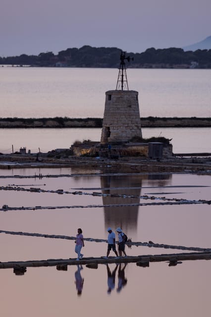 Marsala: Guided Salt Pans Walk Tour with Windmill Visit - The 16th-century windmill and movie: your fast track to understanding sea salt