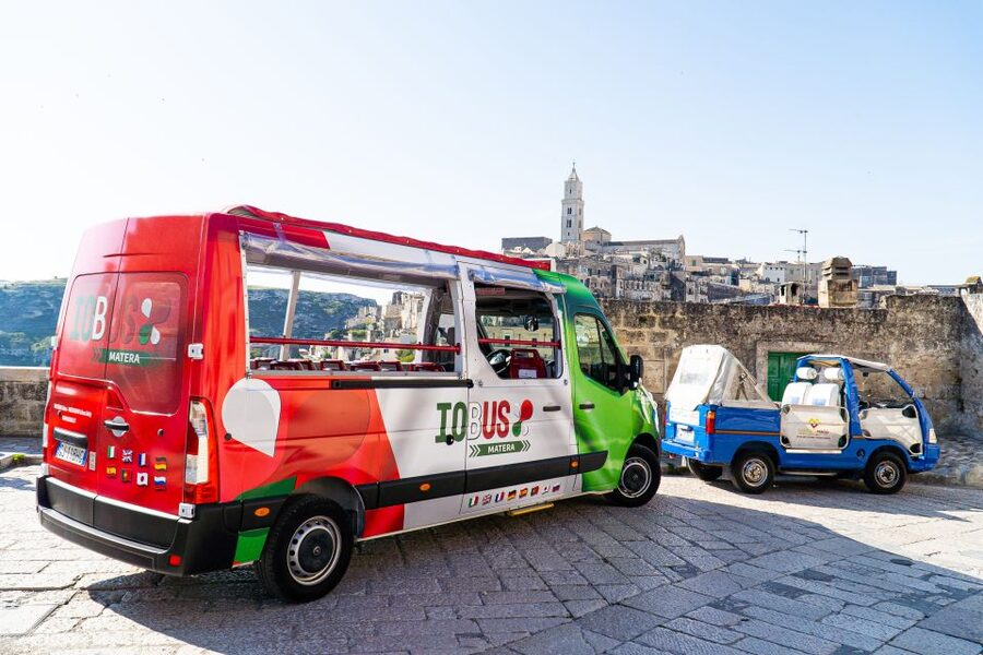 Matera: Open Top Bus Tour with Entrance to Casa Grotta - Bus panoramas along the Gravina canyon (Madonna delle Virtù and Porta Pistola)