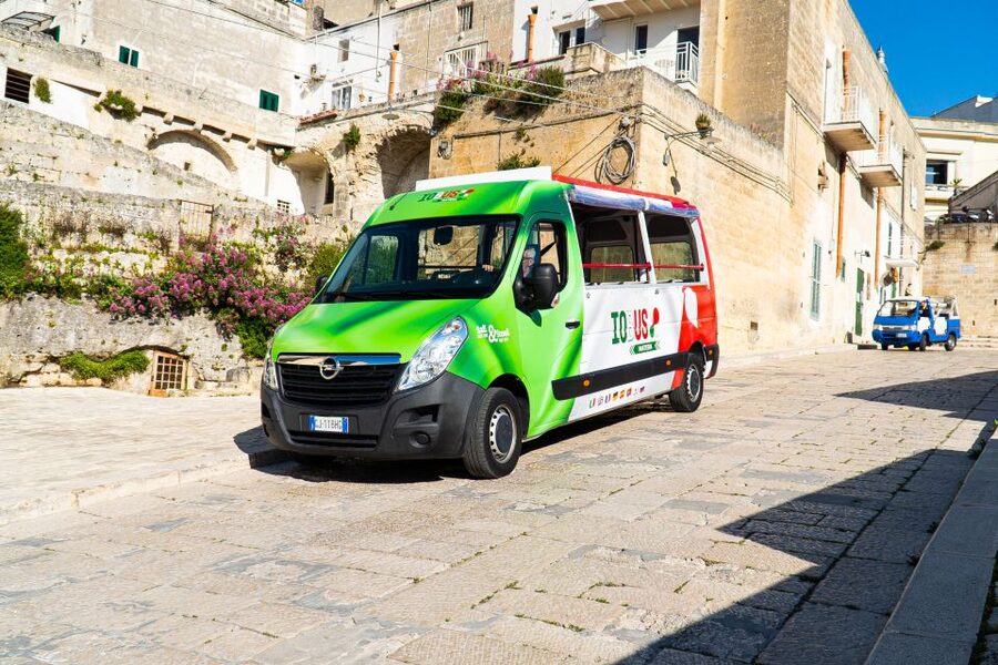 Matera: Open Top Bus Tour with Entrance to Casa Grotta - Piazza San Pietro Caveoso finish and Matera by night