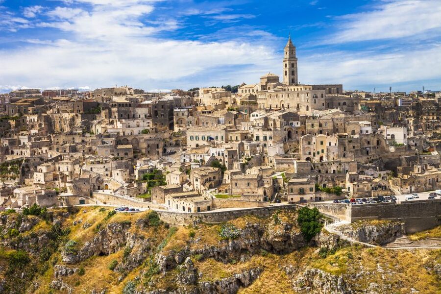 Matera: Panoramic Tuk-Tuk Tour - Purgatory Church to Piazza Vittorio Veneto: the opening acts