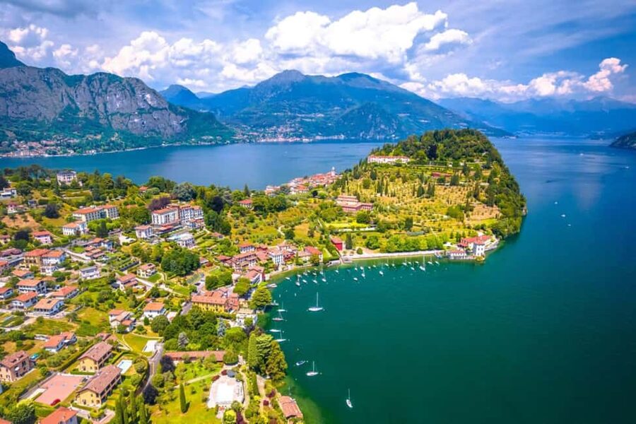 Milan:Lake Como, Lugano & Bellagio Day-Trip with Boat Cruise - Como: Cathedral area, Piazza Volta, and the lake promenade