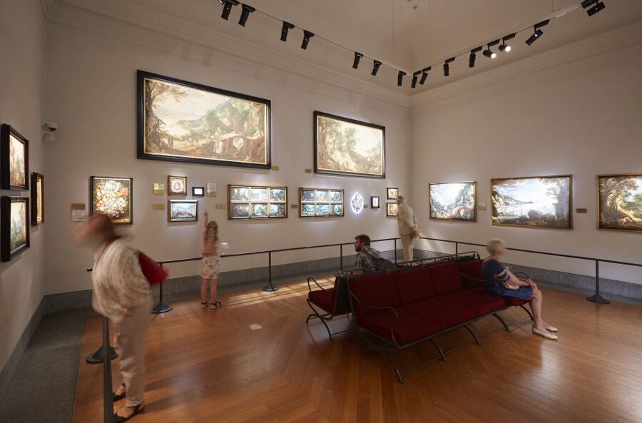 Milan: Pinacoteca Ambrosiana & da Vinci Codex Exhibition - The Federiciana Room, where the library setting turns art into a conversation