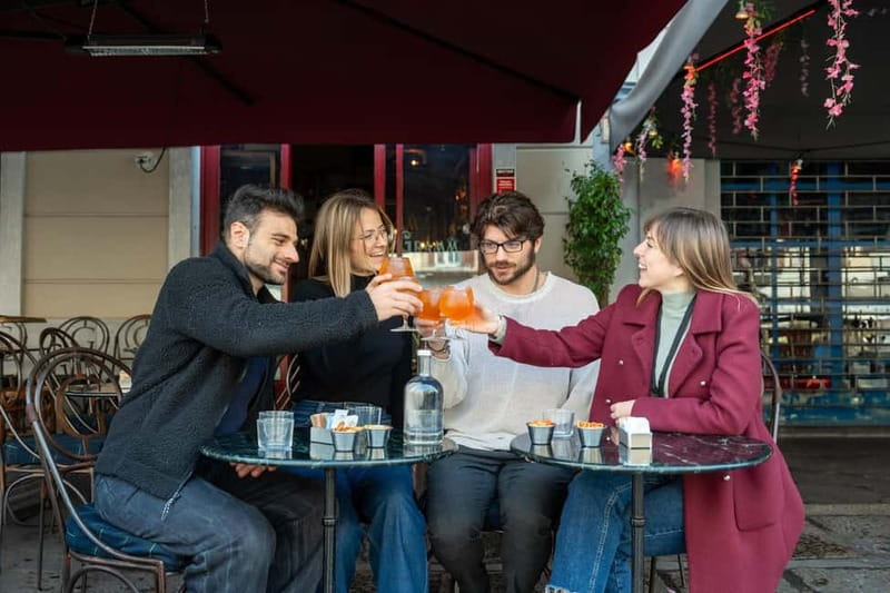 Milan: Sunset Navigli Food & Drinks Tour with a Local - Stop 1, your aperitivo primer in the Navigli style