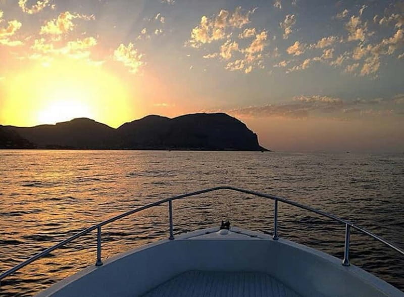 Mondello,CapoGallo Reserve Boat Tour with Snacks and Drinks - On-Board Comfort: Music, Shower, and Snacks That Keep You Happy