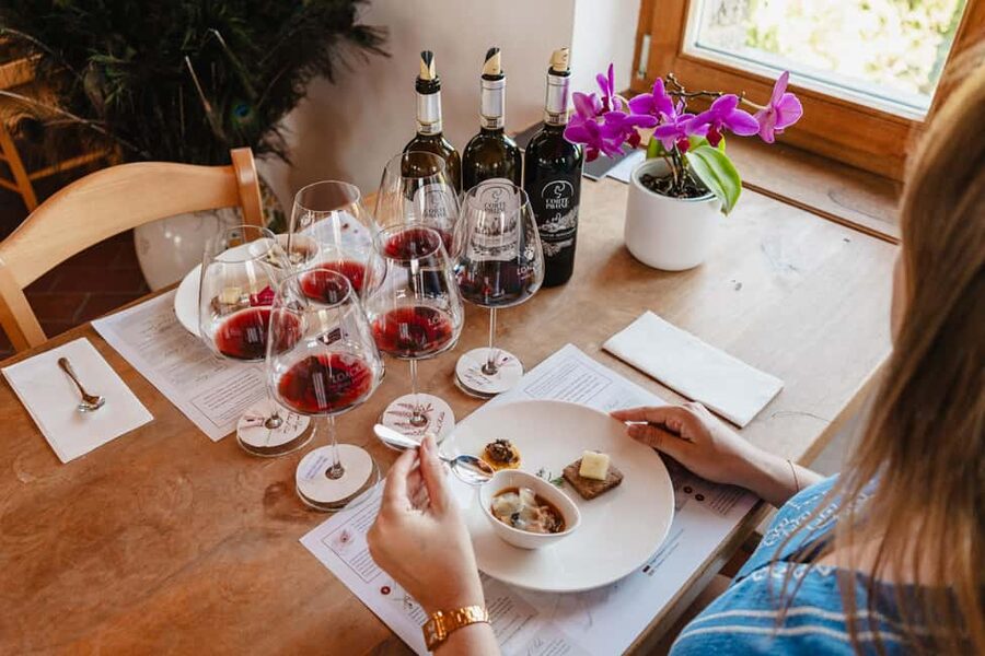 Montalcino: Guided Winery Tour & Gourmet Food Tasting - Into the cellar: the cross-vaulted room where aging makes sense