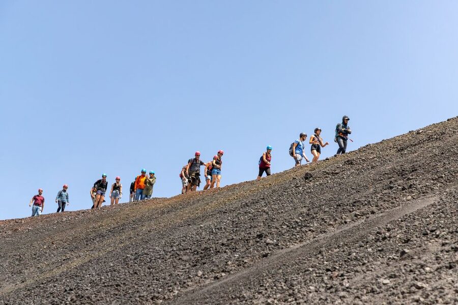 Mount Etna: Guided Volcano Summit Hiking Tour with Cable Car - Lava flow channels and volcanic sand, what your feet should expect