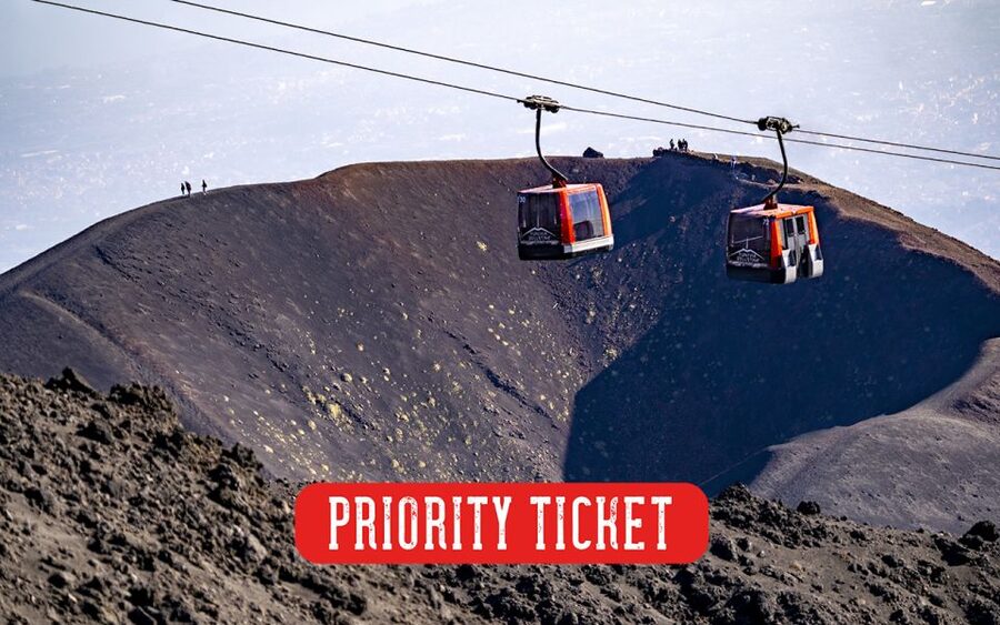 Mount Etna: Return Funivia dell'Etna Cable Car Ticket - Where to go: Piazzale Funivia, near Rifugio Sapienza