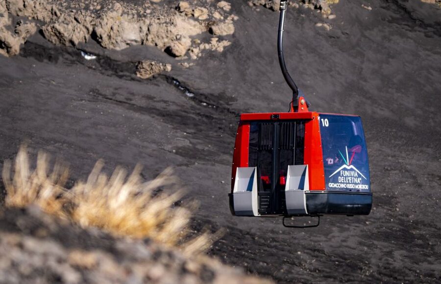 Mount Etna: Roundtrip Cable Car and 4x4 Bus Ticket - Riding the Funivia dell’Etna Cable Car to 2,500m