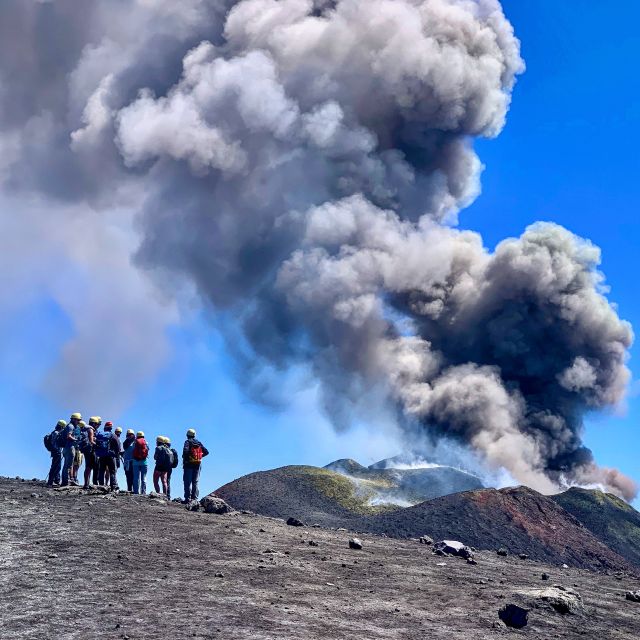 Mount Etna: Volcano Craters Hiking Tour - Basalt canyon and steaming lava ground, where the volcano feels physical