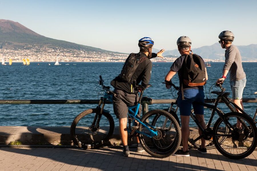 Naples: City Highlights Guided Bike Tour - Castel dell’Ovo and the waterline vibe you can feel