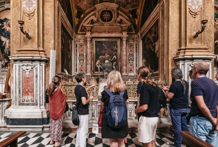 Naples: Downtown Tour with Veiled Christ & St Clare Tickets - San Lorenzo Maggiore and Naples Cathedral: faith made visible