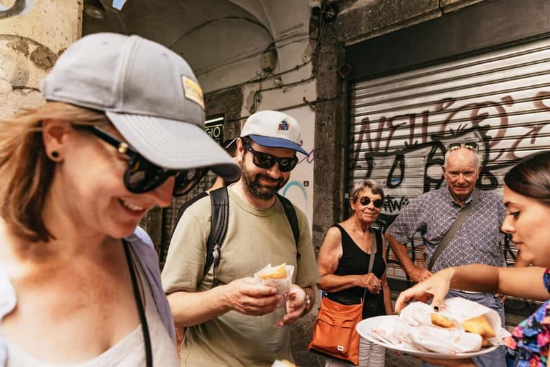 Naples: Guided Street Food Tour with Spritz - Decumani Street Stops Along Via dei Tribunali: Meatballs’ Neighborhood Energy