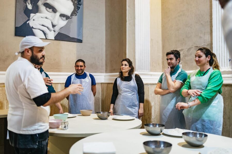 Naples: Pizza-Making Workshop with Drink and Appetizer - While the dough rests: bruschetta appetizer with real Neapolitan ingredients