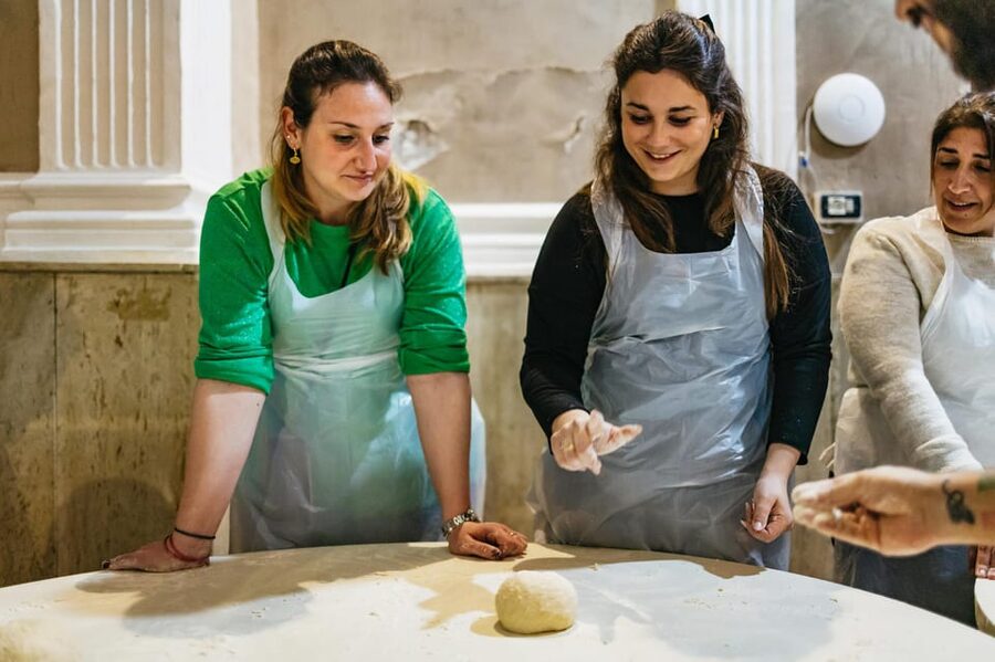 Naples: Pizza-Making Workshop with Drink and Appetizer - The Neapolitan oven moment: watch for crust and bubble targets