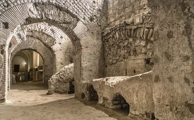 Naples: San Lorenzo Maggiore and Neapolis Sotterrata Ticket - Sisto V Hall frescoes: Franciscan beauty with real staying power