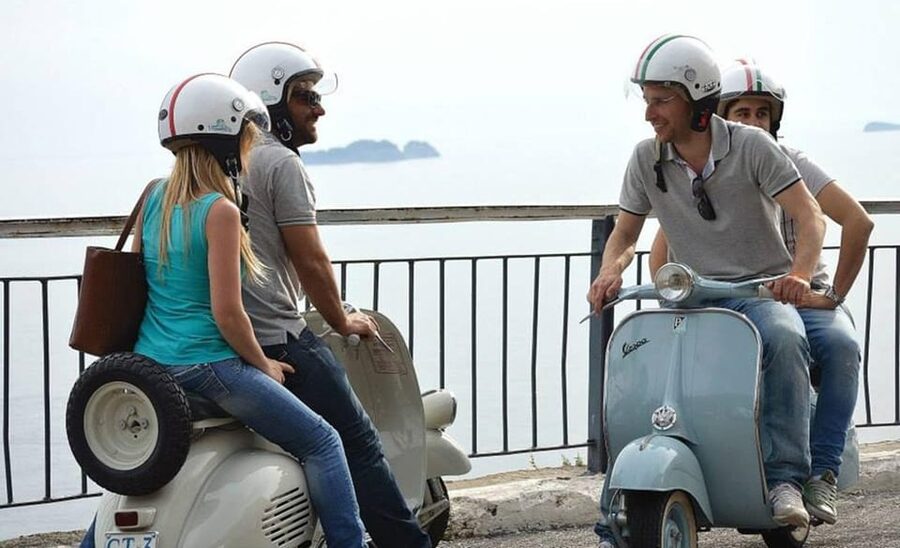 Naples/Sorrento/Positano: Private Amalfi Coast Tour by Vespa - Positano stroll: boutiques, beach atmosphere, and optional custom shopping