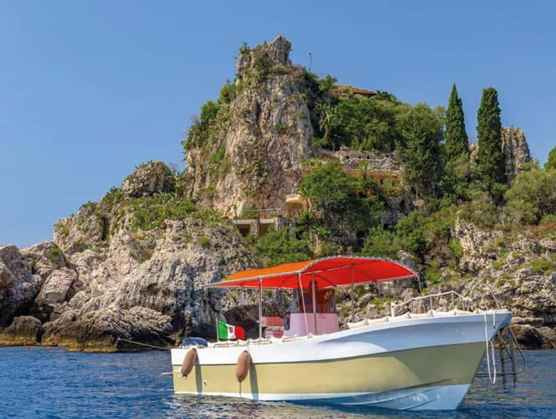 Naxos: Isola Bella, Blue Grotto, & Mazzarò Bay Boat Tour - Pontile Pizzichella to Taormina Coast: what the start feels like
