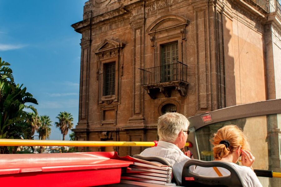 Palermo: Hop-on Hop-off Bus Tour 24-hour Ticket - Mondello beach add-on and Monreale option: extend your day