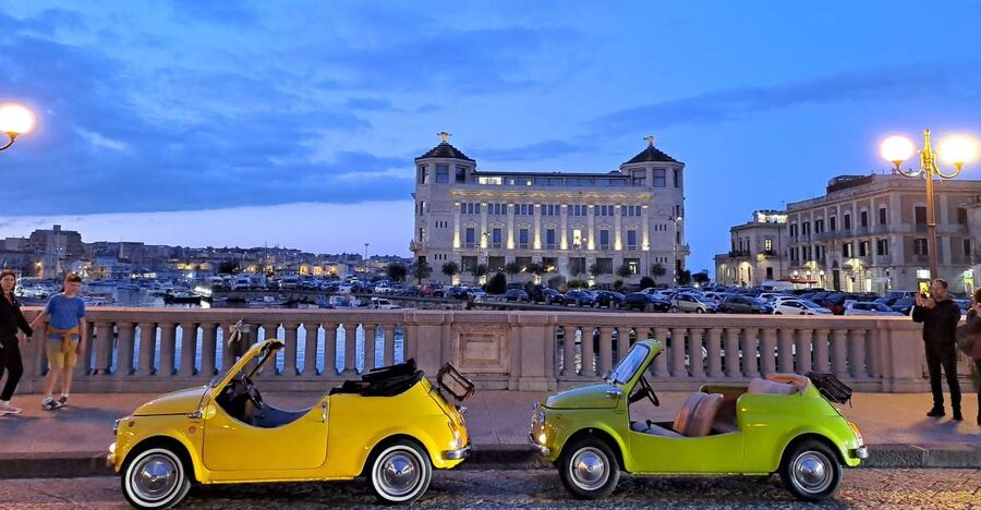 Palermo: Vintage Fiat 500 Sightseeing Tour - Chiesa del Gesù, Santa Caterina, and Fontana Pretoria Details You Catch From the Right Angle