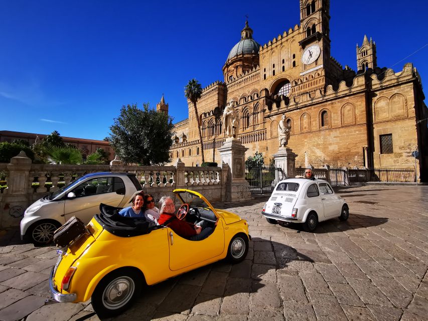 Palermo: Vintage Fiat 500 Sightseeing Tour - Quattro Canti, Murale Falcone e Borsellino, and Teatro Massimo: Big Symbols, Clear Stories