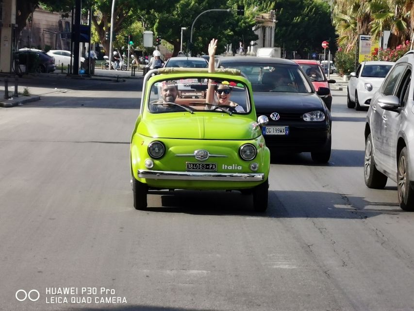 Palermo: Vintage Fiat 500 Sightseeing Tour - Driving in a Manual Fiat 500: How to Make This Fun, Not Stressful