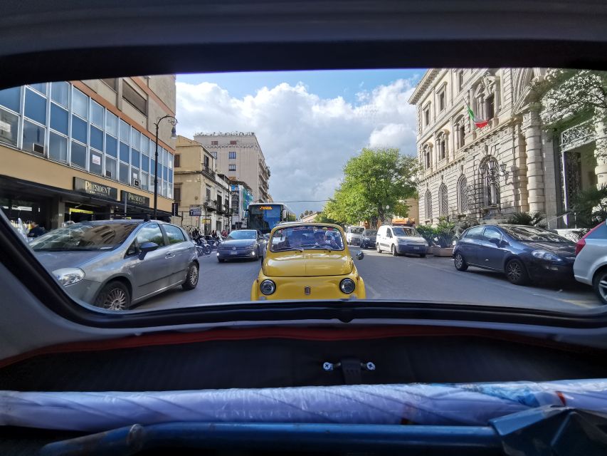 Palermo: Vintage Fiat 500 Sightseeing Tour - Porta Felice to Mercato Ballarò: From Sea Views to Real Palermo Shopping