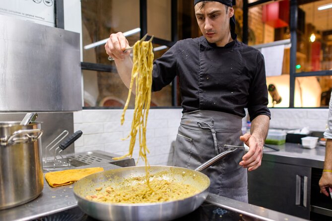 Pasta and Tiramisu Cooking Class with Wine in Venice - The 3-hour flow: fresh pasta from dough to shapes