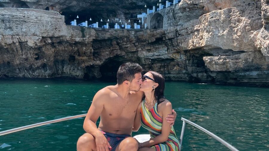 Polignano a Mare: Speedboat Cruise to Caves with Aperitif - Swimming off Polignano: clear water, a quick dip, and easy sun time