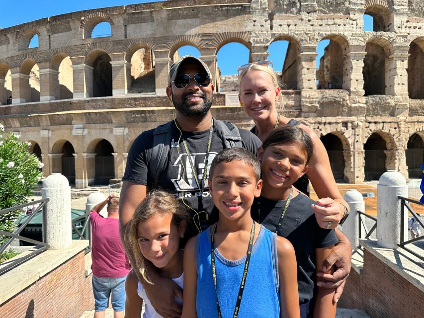 Private Colosseum & Ancient Rome Family Tour for Kids - Inside the arena and the “gladiator stories” stage