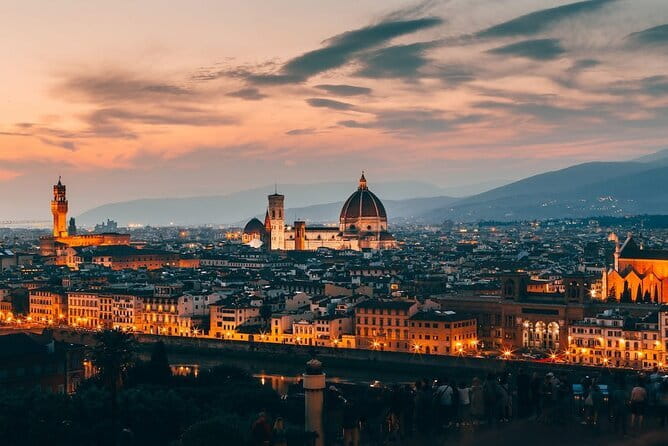 Private Golf Cart Tour in Florence - Piazza di Santa Croce: church exterior focus, plus resting place history