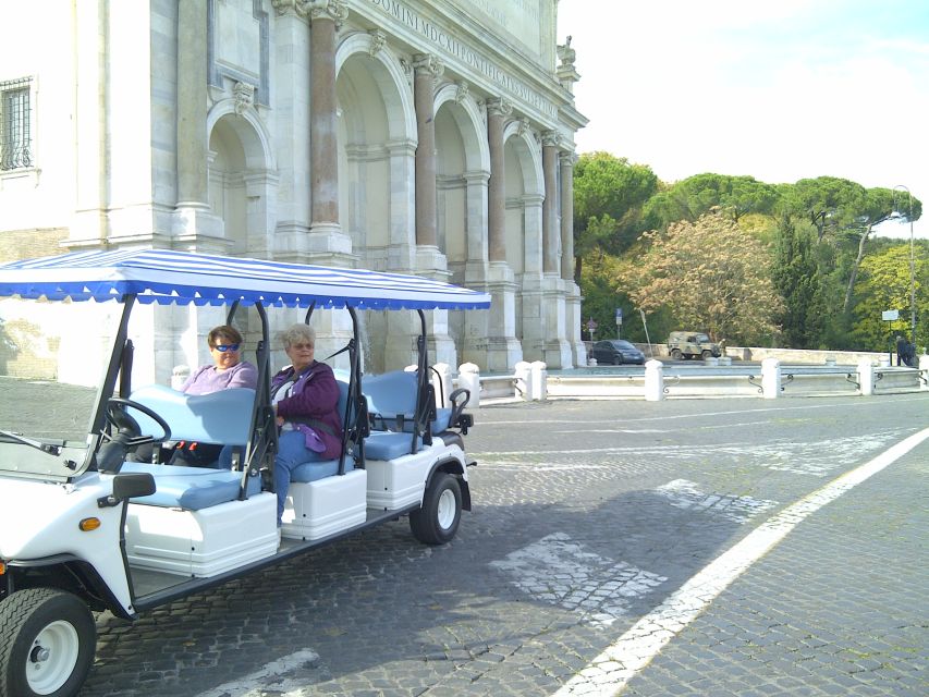 Rome: 4-Hour Private Afternoon Golf Cart City Tour - Trevi Fountain, Colosseum, Pantheon, Spanish Steps, plus the stops in between