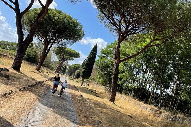 Rome:Appian Way E-bike Tour, Catacombs, Aqueducts & Transfer - First big stops: Baths of Caracalla pass-by, then down into the Catacombs