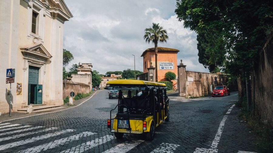 Rome: Appian Way Golf Cart Tour with Roman Catacombs Entry - Circus Maximus Photo Stop: Seeing the Shape of Power