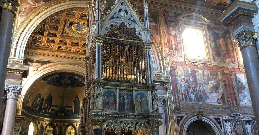 Rome: Basilica of St John Lateran & Holy Steps 1-Hour Tour - Scala Sancta: what you see at the Holy Stairs stop