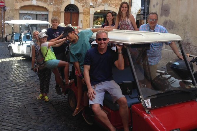 Rome by Golf Cart Private Tour: Beyond the Landmarks - The stop menu you can build your day around
