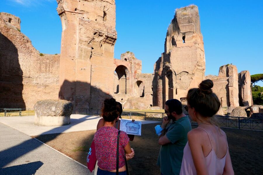 Rome: Caracalla Baths Express Small-Group or Private Tour - Inside the Baths of Caracalla complex, what you’ll see