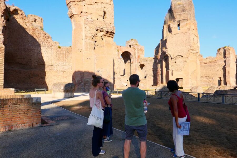 Rome: Caracalla Baths Express Small-Group or Private Tour - Engineering you can feel, underfloor heating and Roman comfort
