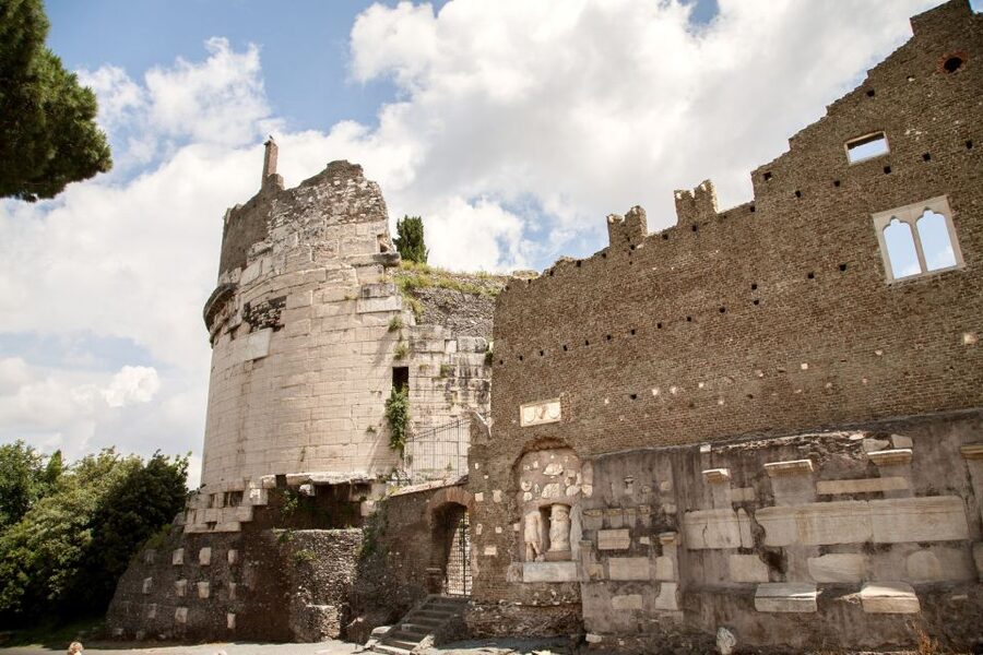 Rome: Catacomb of St. Callixtus and Appian Way Guided Tour - Cecilia Metella’s mausoleum: a Roman landmark you see from the outside