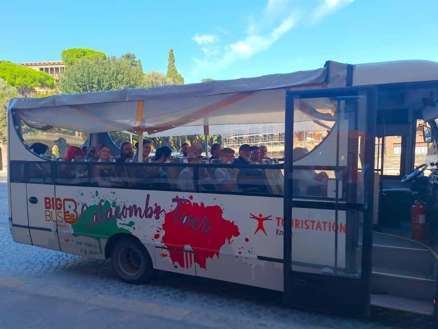 Rome: Catacombs Guided Tour with Transfer - The panoramic open-bus transfer: more than just getting there