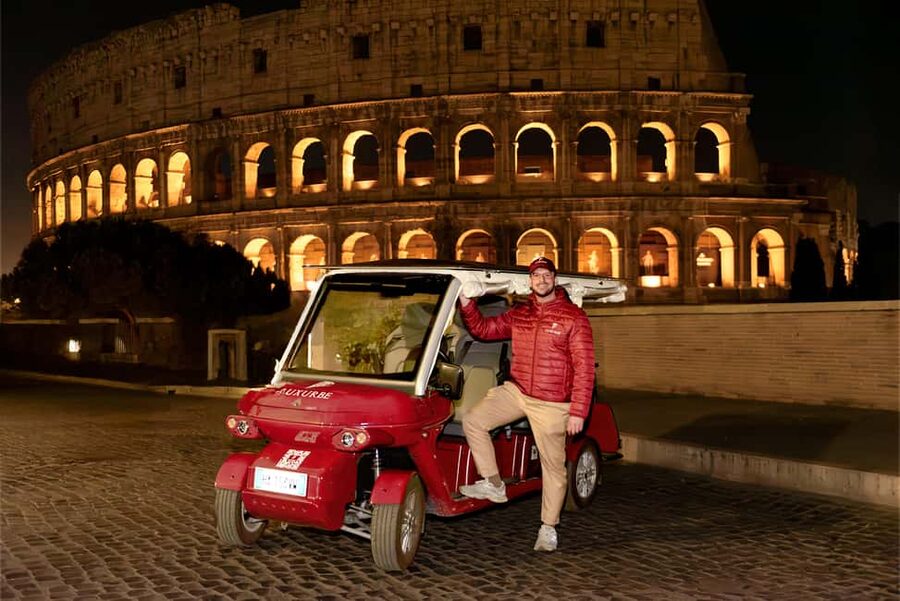 Rome: City Golf Cart at Night Tour - Piazza di Spagna and Trevi Fountain after dark, without the frantic pace